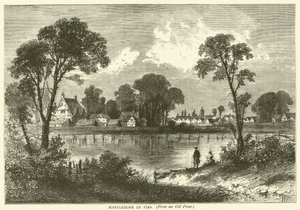 Marylebone en 1740, d